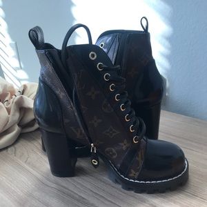 Authentic Louis Vuitton Star Trail ankle boots